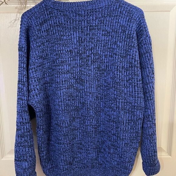 Saturdays Vintage Blue Chunky Knit Sweater - Picture 5 of 6